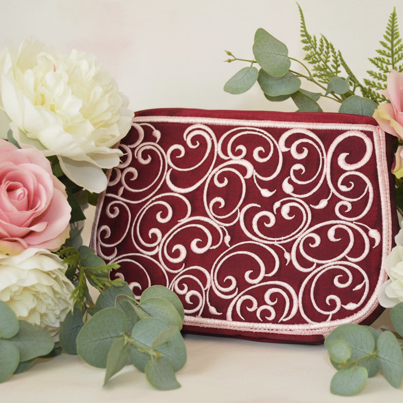 Butterfly Brocade Clutch Purses - a-stitch-a-half