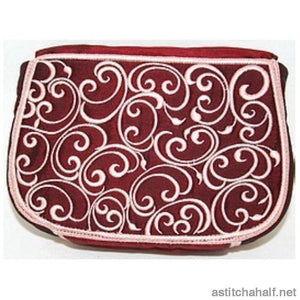 Butterfly Brocade Clutch Purses - a-stitch-a-half