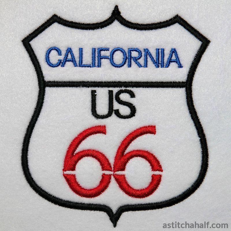 California Route 66 - aStitch aHalf