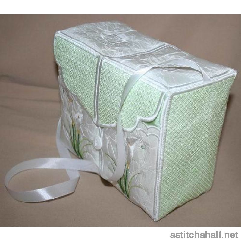 Calla Lily Tote Bag - a-stitch-a-half