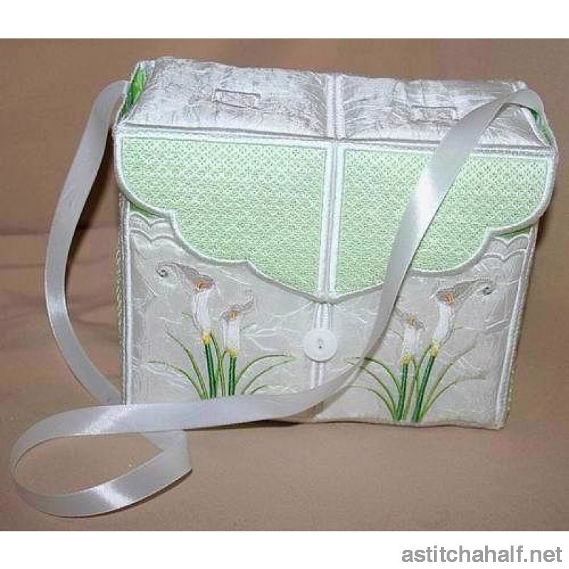 Calla Lily Tote Bag - a-stitch-a-half