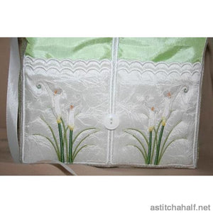 Calla Lily Tote Bag - a-stitch-a-half