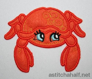 Camilla Crab - a-stitch-a-half