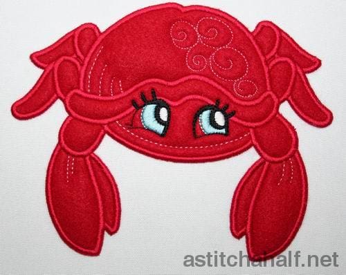 Camilla Crab - a-stitch-a-half