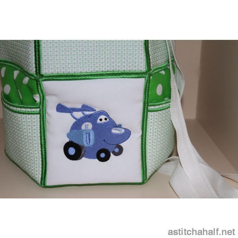 Cars Back Pack for Babies - a-stitch-a-half