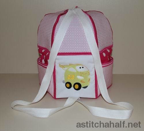 Cars Back Pack for Girls - a-stitch-a-half