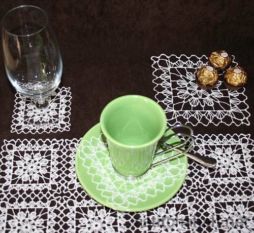 Cascading Crochet Doily 03 - aStitch aHalf