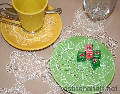 Cascading Crochet Doily 05 - a-stitch-a-half