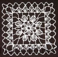 Cascading Crochet Doily 05 - a-stitch-a-half