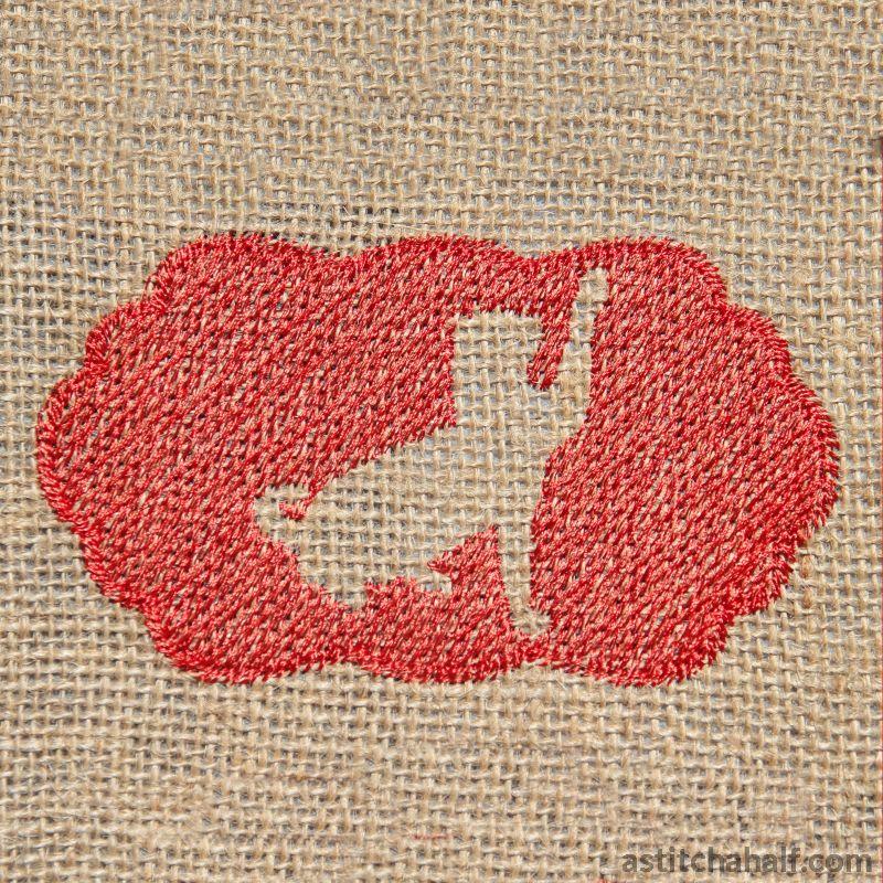 Cat Begging Silhouette - aStitch aHalf