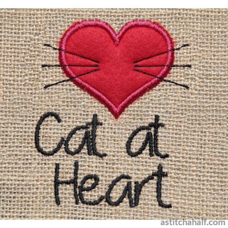 Cat Playing with Ball of Yarn Silhouette - aStitch aHalf