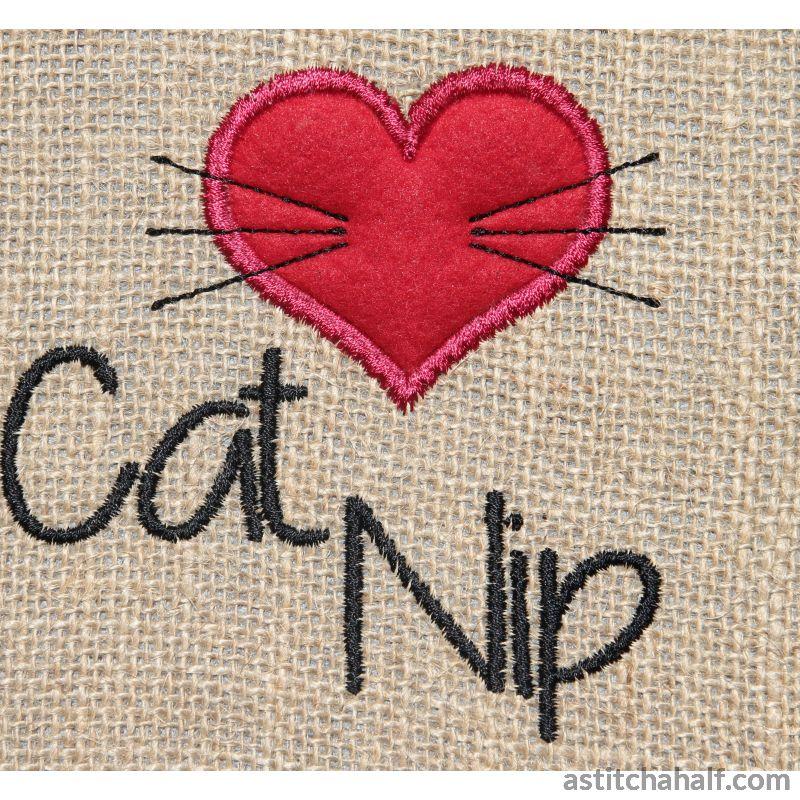 Cat Sitting Silhouette - aStitch aHalf