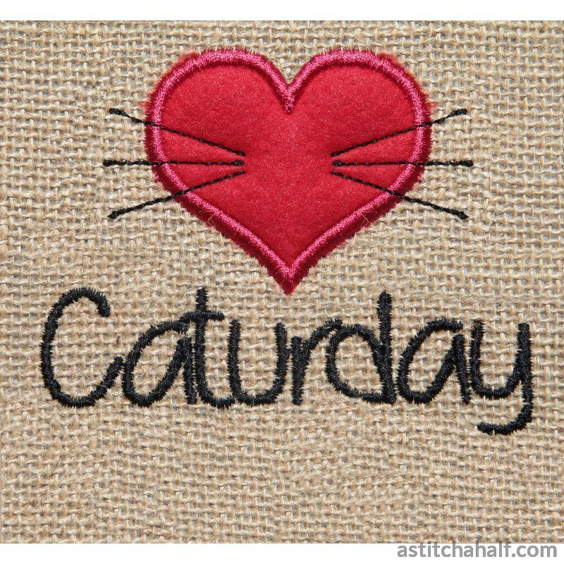 Cat Stretching Silhouette - aStitch aHalf