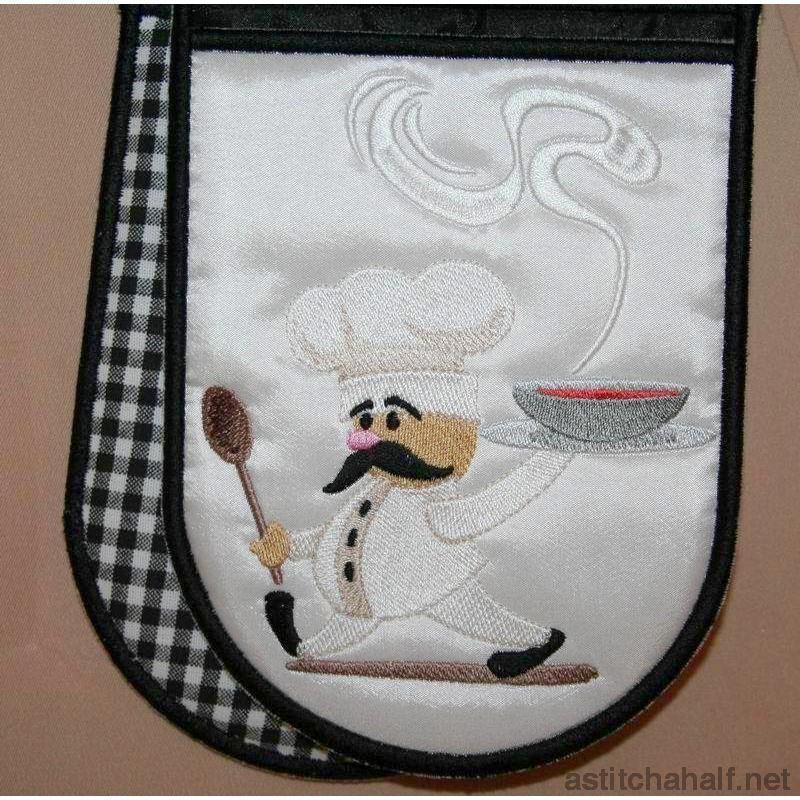 Chef BBQ Mitt - a-stitch-a-half