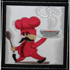 Chef Placemat - a-stitch-a-half