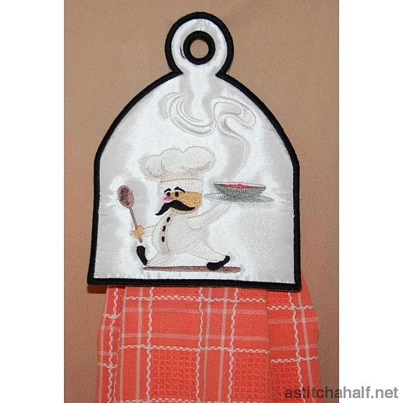 Chef Towel Toppers - a-stitch-a-half