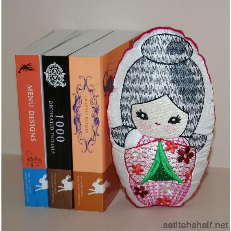 Chinatsu Bookend from Japan - a-stitch-a-half