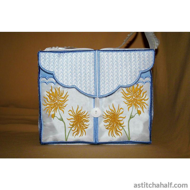 Chrysanthemum Tote Bag - aStitch aHalf