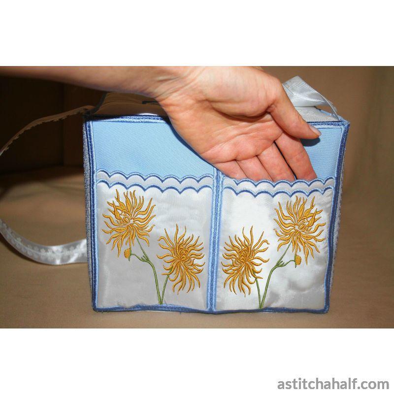 Chrysanthemum Tote Bag - aStitch aHalf
