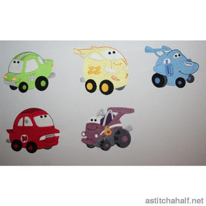Chubby Cars Combo - a-stitch-a-half