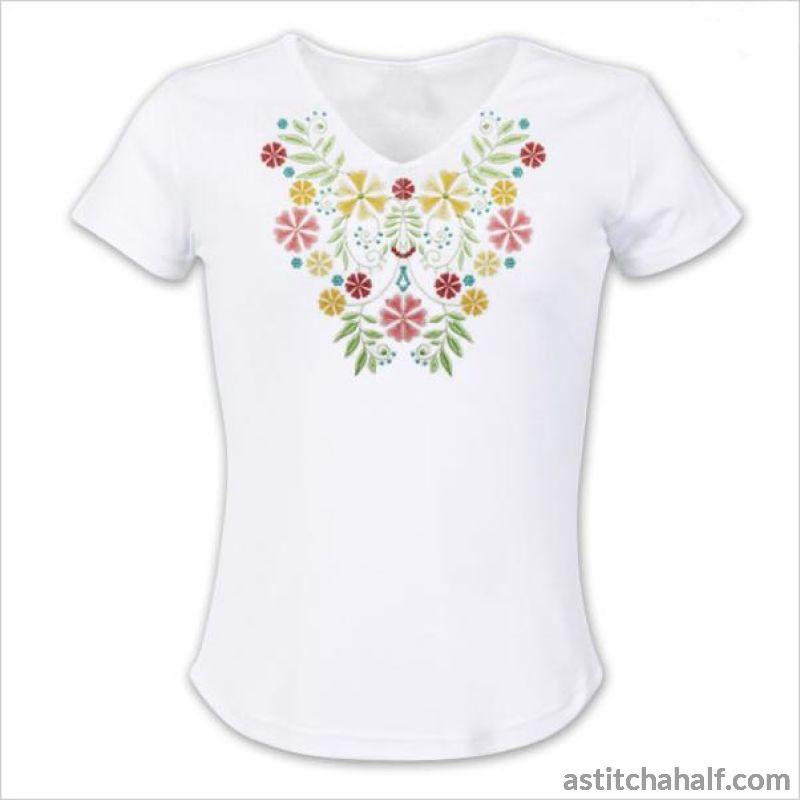 Cinnamon Kisses Neckline Combo - aStitch aHalf