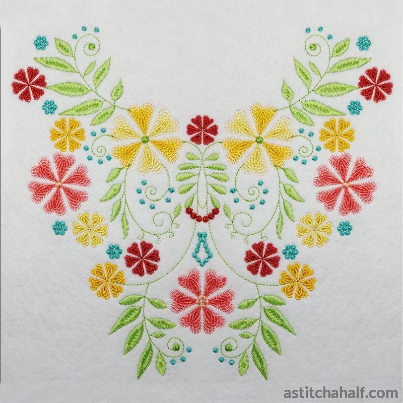 Cinnamon Kisses Neckline Combo - aStitch aHalf