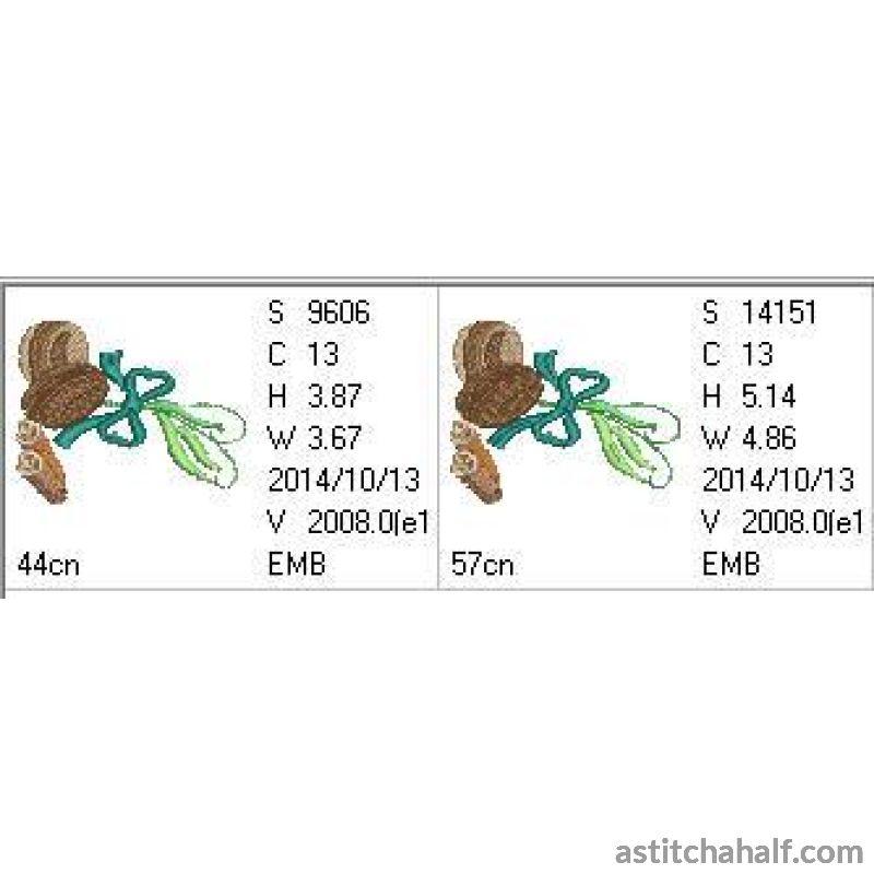 Cinnamon Macaroon - aStitch aHalf