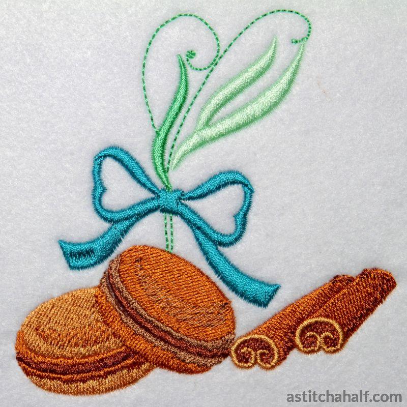 Cinnamon Macaroon - aStitch aHalf