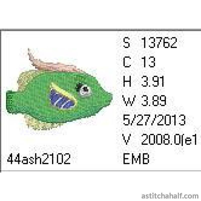 Coral Fish - aStitch aHalf