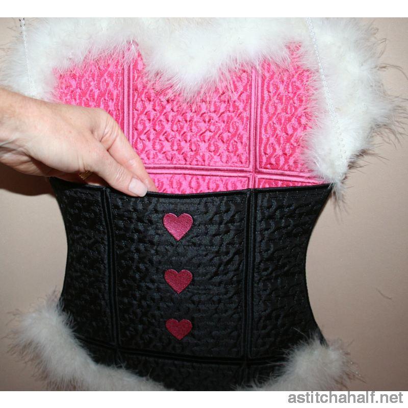 Corset Bag - a-stitch-a-half