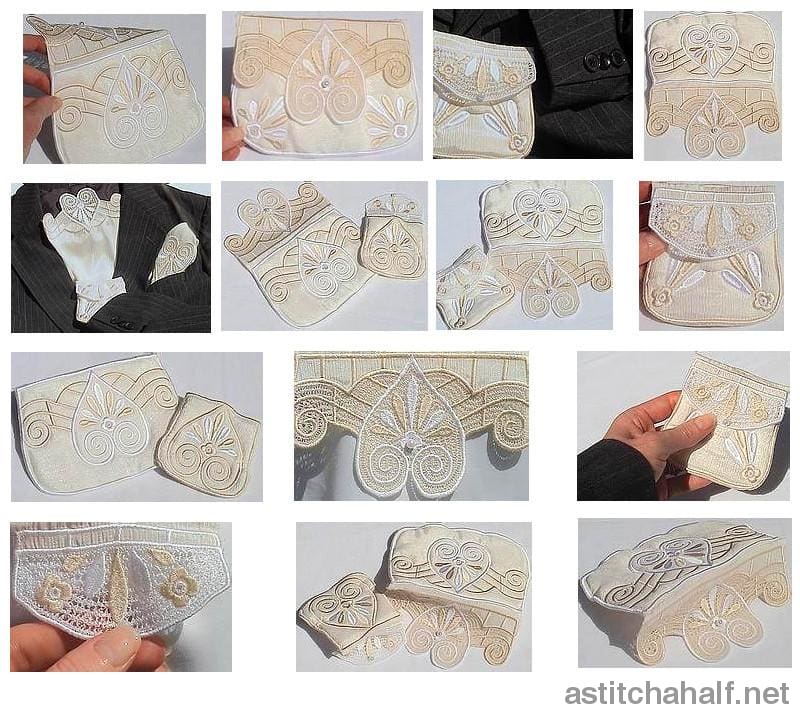 Couture Refined Clutch Purse - a-stitch-a-half