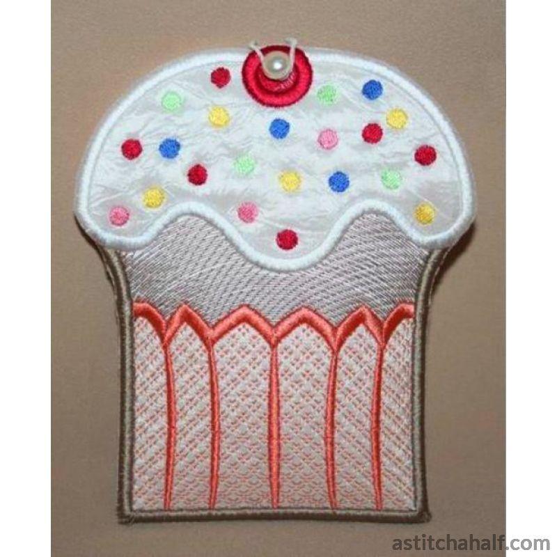Cupcake Sprinkles Coin Purse - a-stitch-a-half