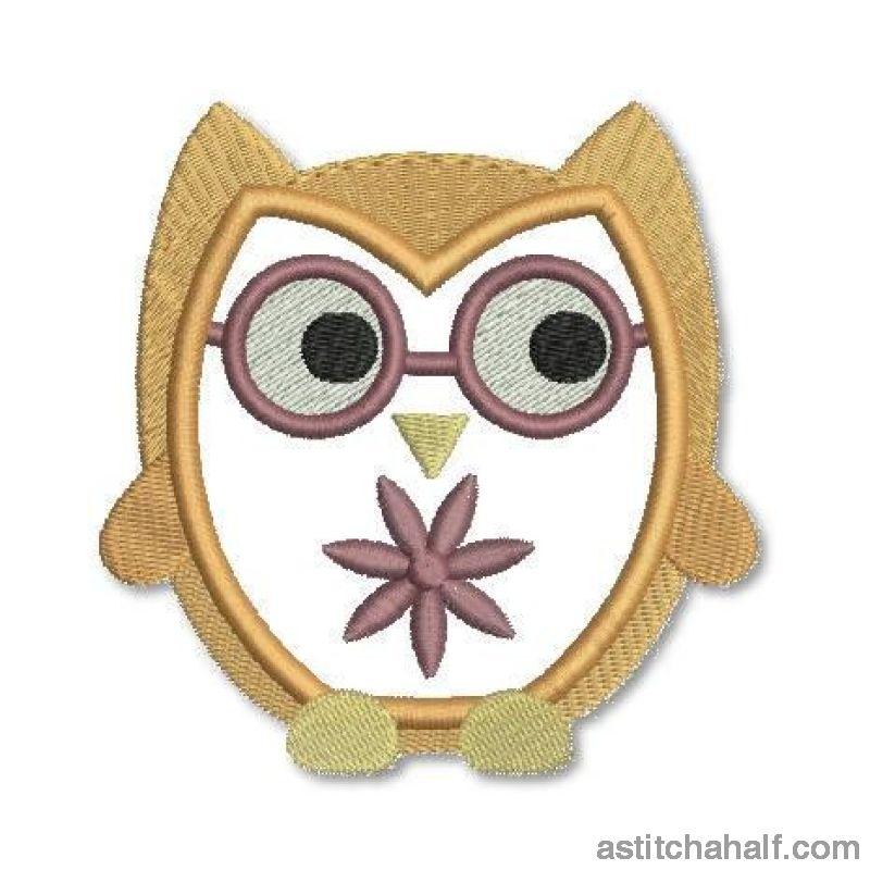 Daisy Owl - aStitch aHalf