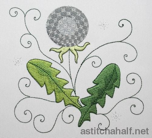 Dandelion in Bloom Combo - a-stitch-a-half