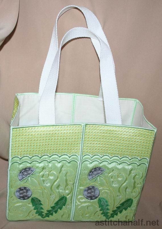 Dandelion Tote - a-stitch-a-half