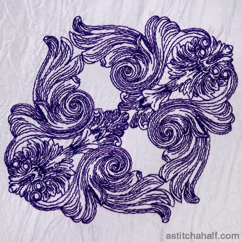 Deck with Grace Quilt Block - a-stitch-a-half