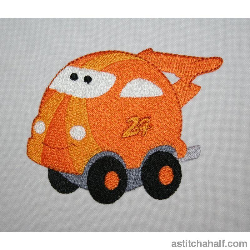 Dee Dee Car - aStitch aHalf