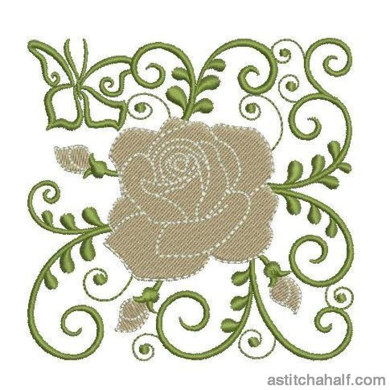 Desert Rose - aStitch aHalf