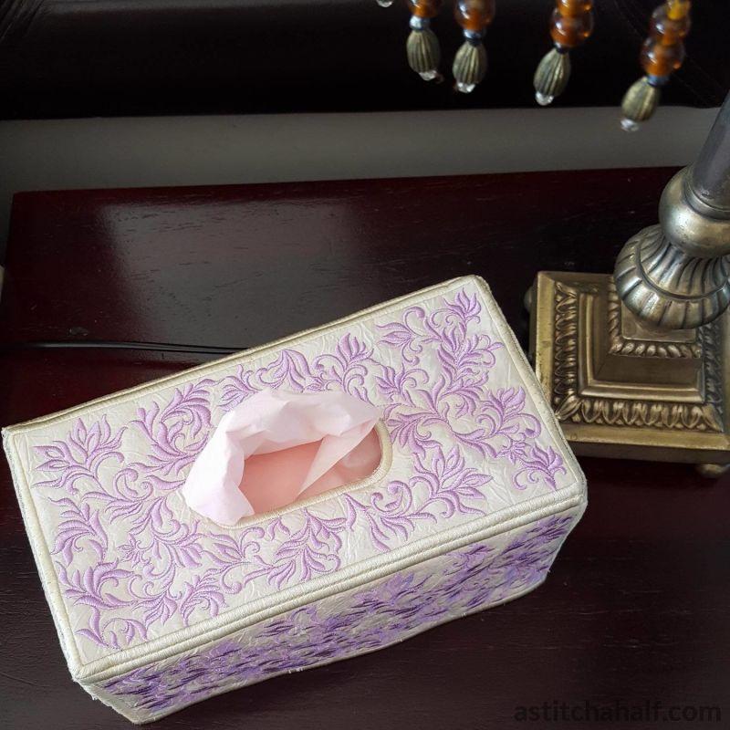 Dream Song Tissue Box Cover - aStitch aHalf