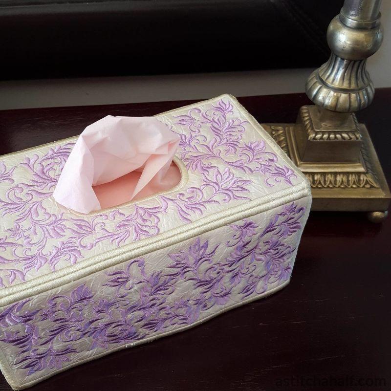 Dream Song Tissue Box Cover - aStitch aHalf