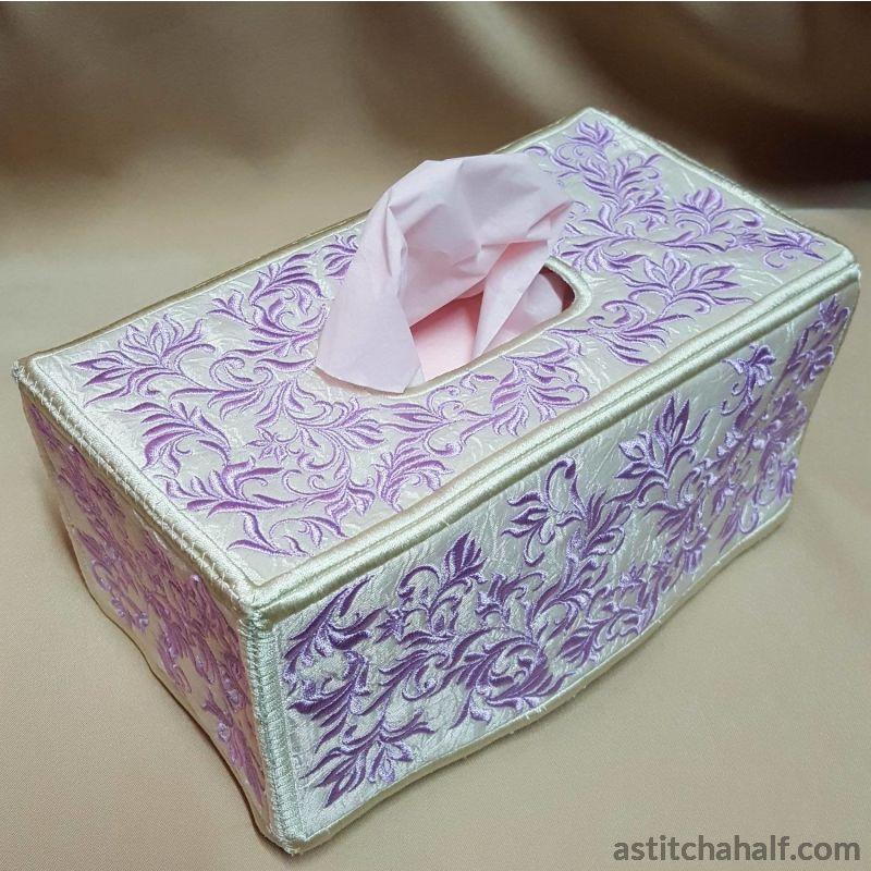 Dream Song Tissue Box Cover - aStitch aHalf
