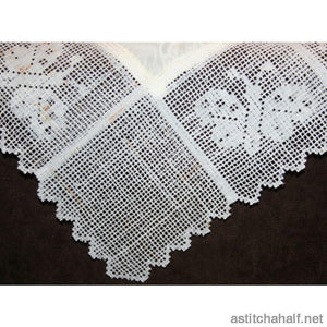 Dutch Lace with Butterflies - aStitch aHalf