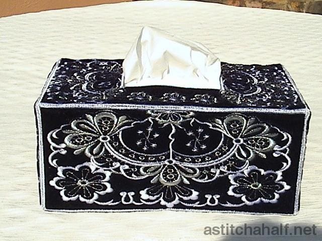 Edwardian Tissuebox - a-stitch-a-half