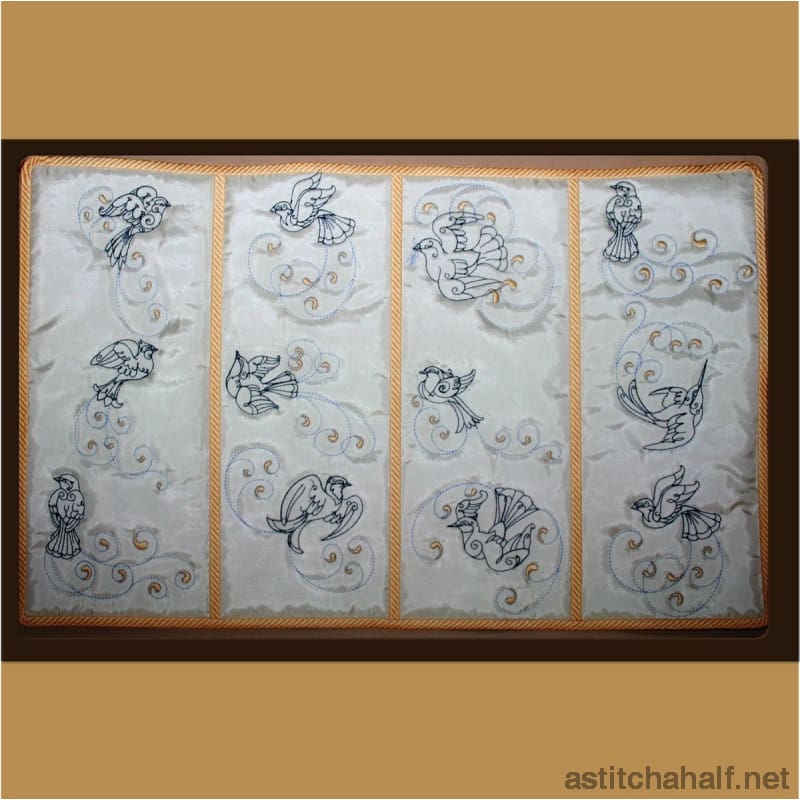 Elegance in Flight - a-stitch-a-half