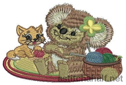 Emma and Lucy - a-stitch-a-half