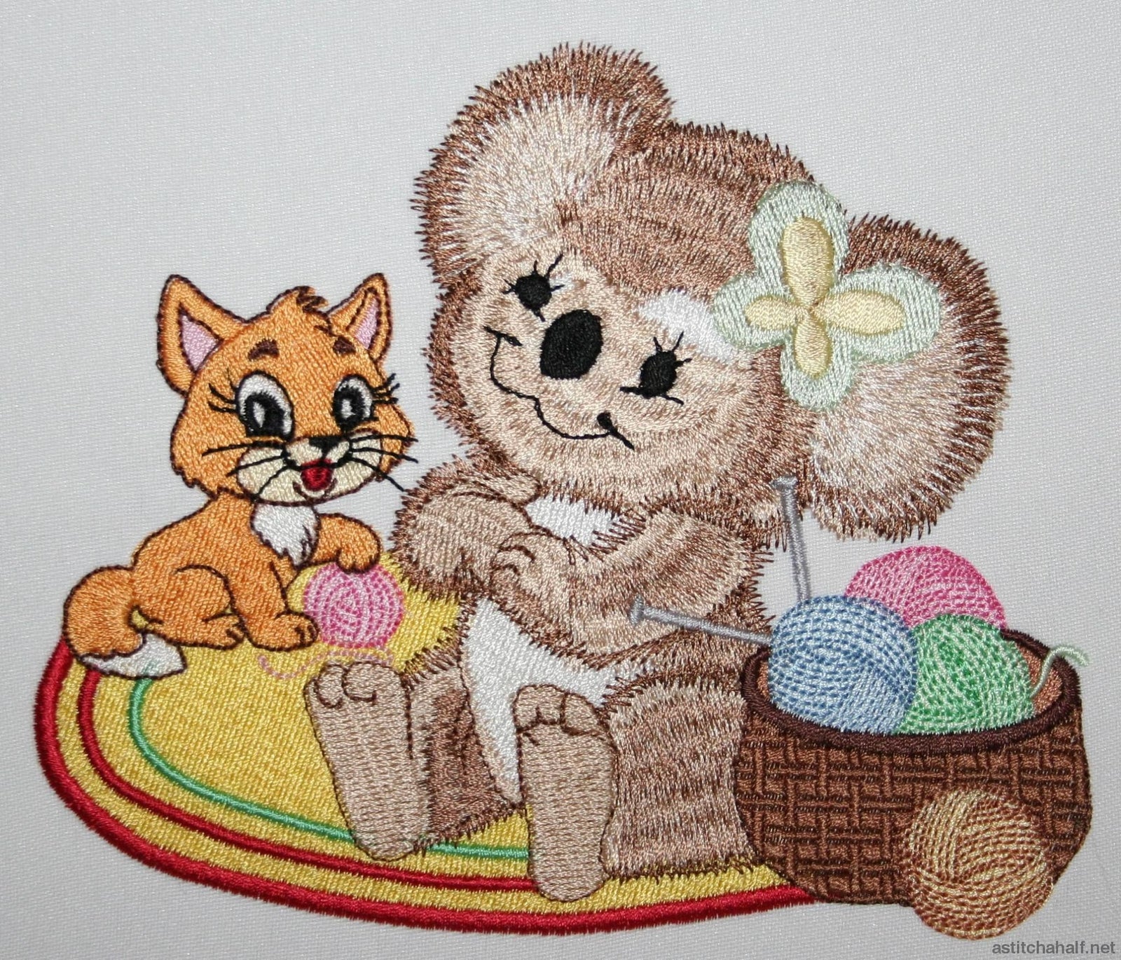 Emma and Lucy - a-stitch-a-half