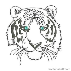 Eye of A Tiger - aStitch aHalf