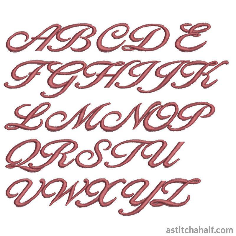 Fabulous Font Combo 2 - a-stitch-a-half