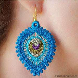 Fabulous Freestanding Lace Feathery Jewels - aStitch aHalf