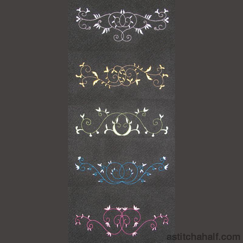 Fall n Borders - aStitch aHalf